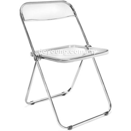 OPHELIA (Acrylic - Clear) Folding Chair