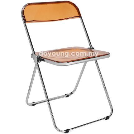 OPHELIA (Acrylic - Orange) Folding Chair