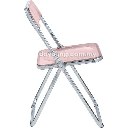OPHELIA (Acrylic - Pink) Folding Chair