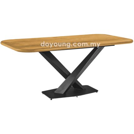 TREVON WOOD (150/180cm Solid Wood) Dining Table (CUSTOM)