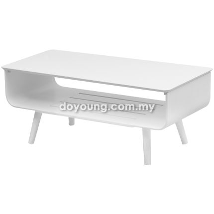 OSTRA II (110x51cm Rubberwood - White) Coffee Table*