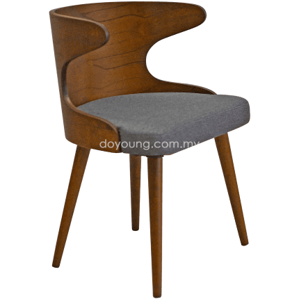 EDWOOD (Walnut) Armchair (UPGRADED +Apron)