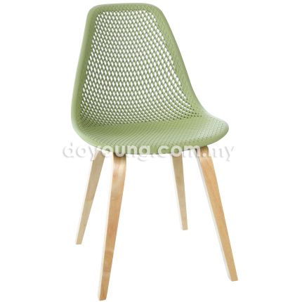 EMS W3 (Perforated - Green) Side Chair (PP)