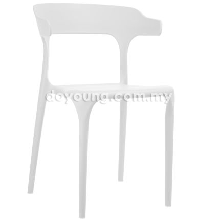 LUNA Stackable Armchair (PP - White)