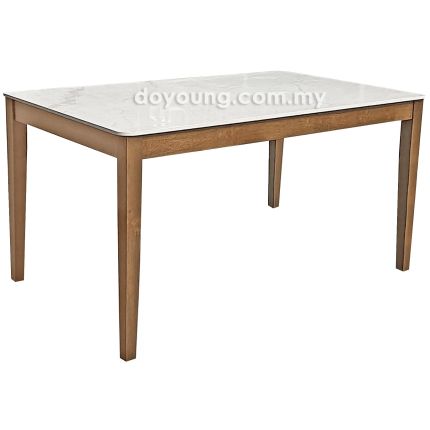 PACO Stone+ II (150x90cm Ceramic, White) Dining Table