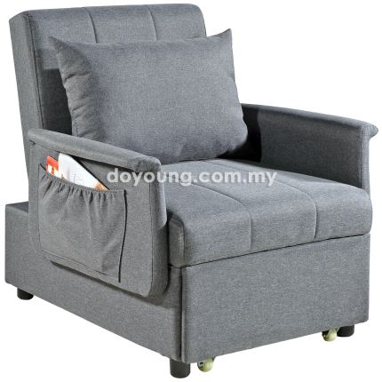 PASCAL (78cm Fabric) Armchair - PASCAL (87x180cm Single) Armchair-Bed