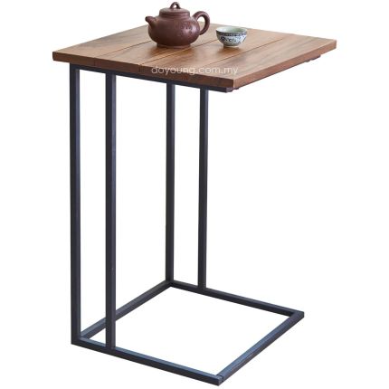 LUGO IV (H62cm Almond Wood) Side Table (replica)