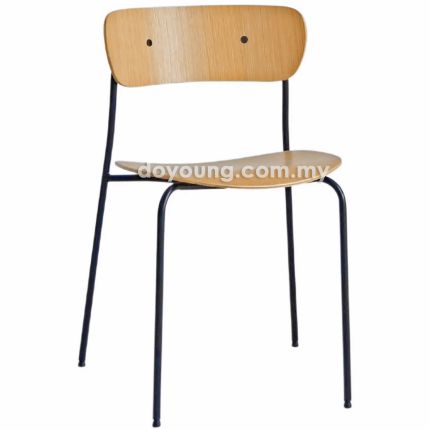 PAVILION III (Oak) Stackable Side Chair