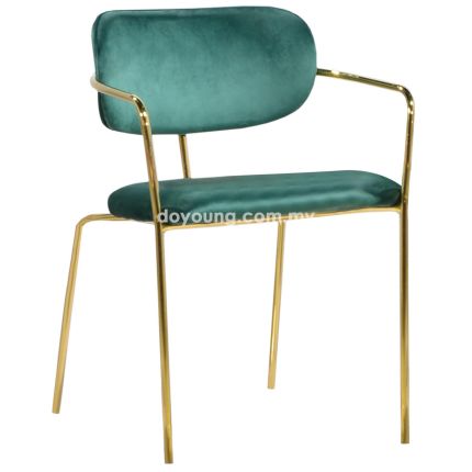 PAVILION (Velvet, Green) Armchair (replica)