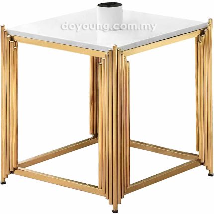LORENTZ IV (▢47H52cm Ceramic, Gold) Side Table