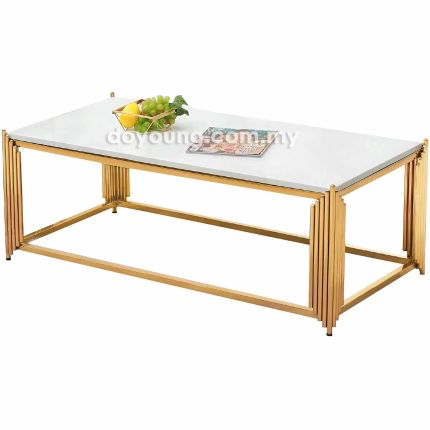 LORENTZ IV (112x57cm Ceramic, Gold) Coffee Table