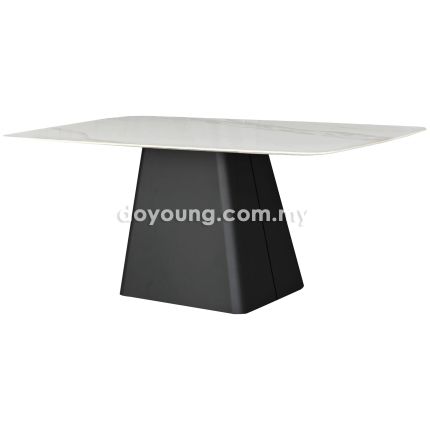OLUCE (160x90cm - Ceramic, White) Dining Table