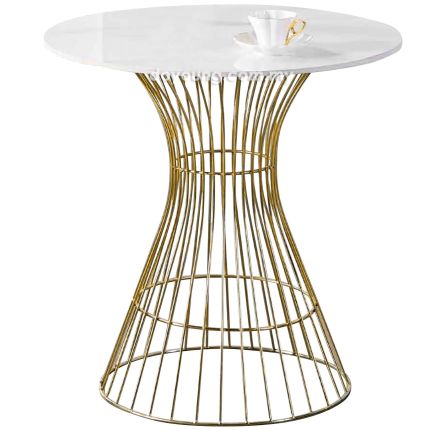 PLATNER (Ø70H70cm Ceramic, Gold) Tea Table (replica)