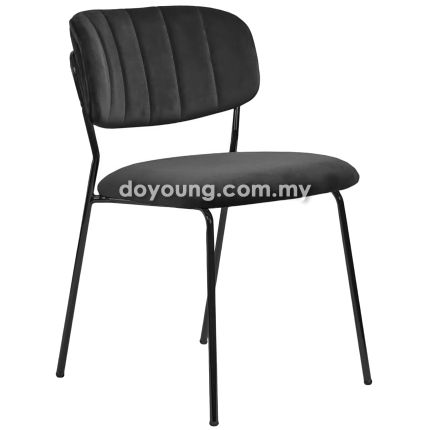 POLINA (Black, Black) Side Chair