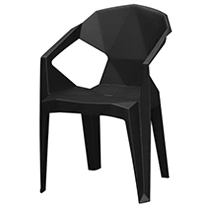 FANI (Polypropylene - Black) Stackable Armchair