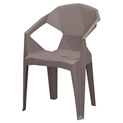 FANI (Polypropylene - Grey) Stackable Armchair