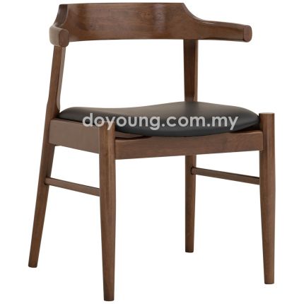 PP58 (Faux Leather - Walnut) Dining Chair (replica)