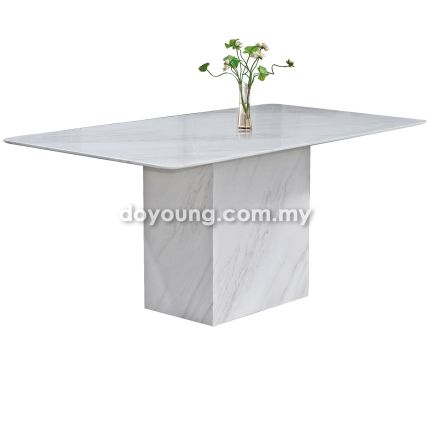 IFORA III (140x80cm) Fully Faux Marble Dining Table 