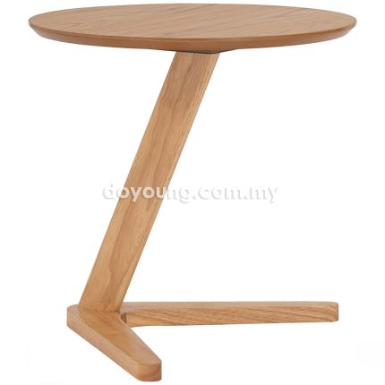 QUIRINUS (Ø50H50cm Oak) Side Table*