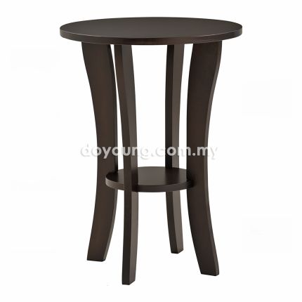 RAELIN (Ø45H64cm Dark Brown) Side Table*