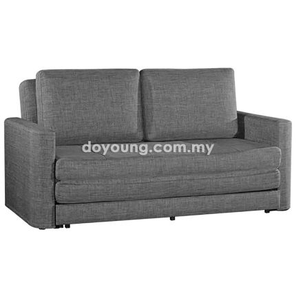REBECCA (178cm Queen - Grey) Pull-Out Sofa Bed