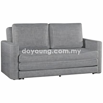 REBECCA (178cm Queen - Light Grey) Pull-Out Sofa Bed