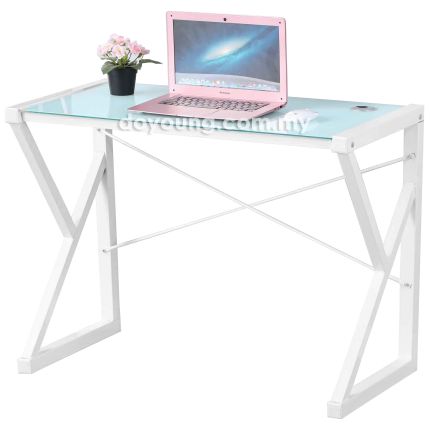 RIKKE II (100x48cm Glass) Working Desk