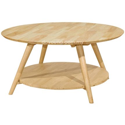 RODERIGO (Ø90cm Rubberwood) Coffee Table