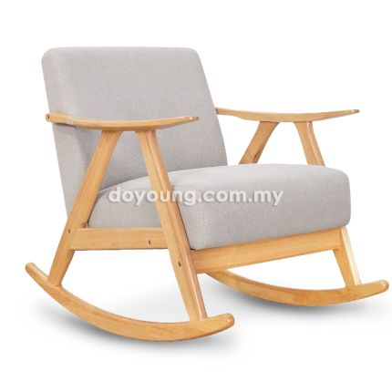 LESZEK II (74cm Oak) Medium Back Rocking Chair