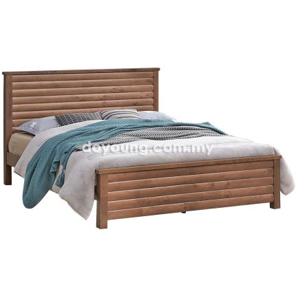 RUSTIC (Queen Only, Rubberwood) Bed Frame