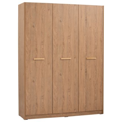 SABINA (150H200cm Oak) 3-Doors Wardrobe