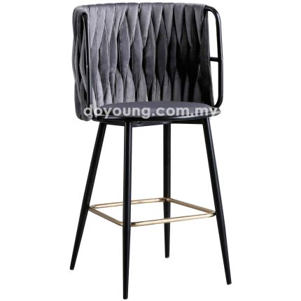 SAPHIRA (SH64cm Velvet) Counter Chair