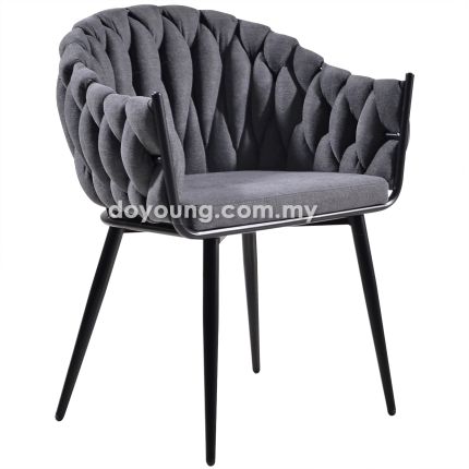 SAPPHIER II (Velvet, Black) Armchair