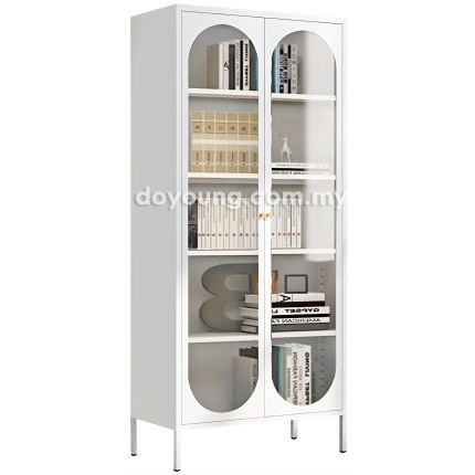 SAVAS (70H180cm 2-Doors) Tall Display Cabinet