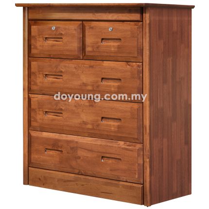 KERRY II (80H97cm Brown) Chest of Drawers