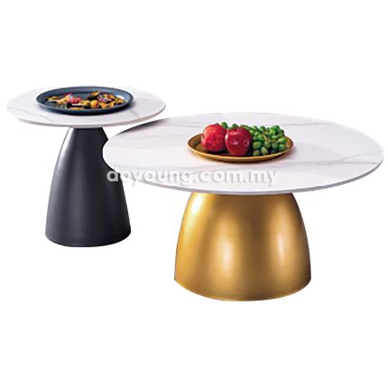 CAPPI III (Ø80, Ø50cm Set-of-2 Sintered Stone) Coffee Table