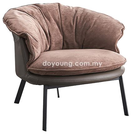 MAGNAR (80cm Fabric+Faux Leather) Armchair 
