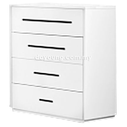 CARRIE (92H107cm High Gloss) Chest of Drawers