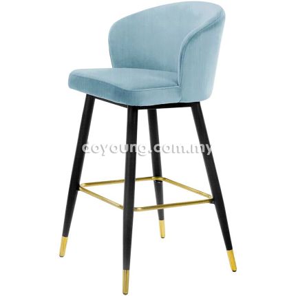 MAVIS (SH76cm Blue) Bar Chair