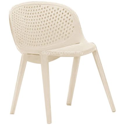 SCOUT (Beige) Stackable Polypropylene Side Chair (EXPIRING)