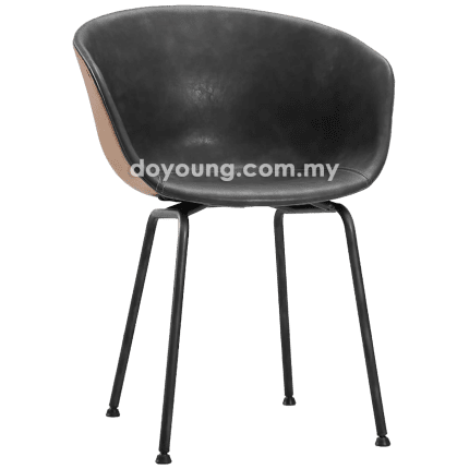 ABOUT A CHAIR II (Faux Leather - Black) Armchair (replica)