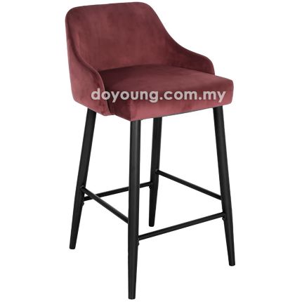 CAITLIN (SH75cm Velvet) Bar Chair