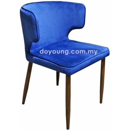 RAFFA (Velvet - Blue) Side Chair