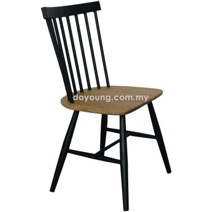 SALT V (Wooden Seat) Metal Side Chair (CUSTOM)