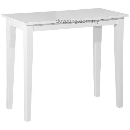 MEZCLA (90cm White) Rubberwood Console Table (EXPIRING)*