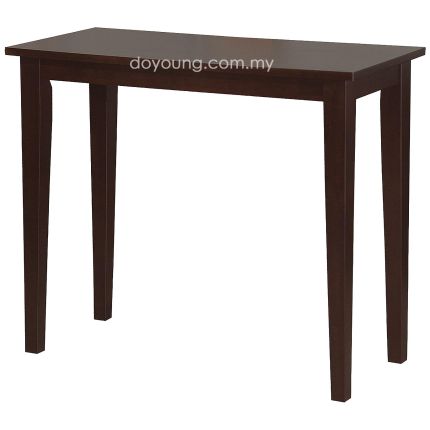 MEZCLA (90cm Dark Brown) Rubberwood Console Table (EXPIRING)*