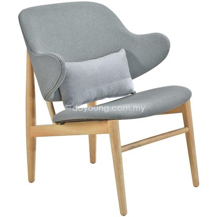 SHELL II (64cm Fabric) Armchair with Lumbar Pillow (replica)*