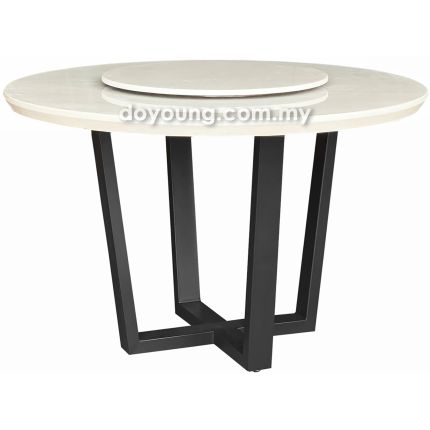 SHELTON III (Ø130/135/150cm) Dining Table with Lazy Susan