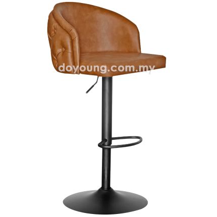 ARVINDA (Faux Leather) 360° Swivel Bar Chair*