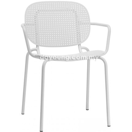 SIDRA III (Polypropylene - White) Stackable Armchair